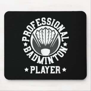 Professioneller Badminton-Spieler-Shuttle-Geschenk Mousepad