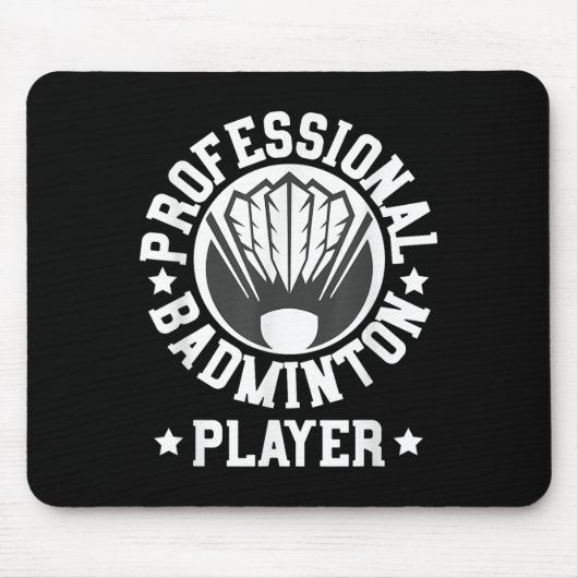 Professioneller Badminton-Spieler-Shuttle-Geschenk Mousepad (Vorne)