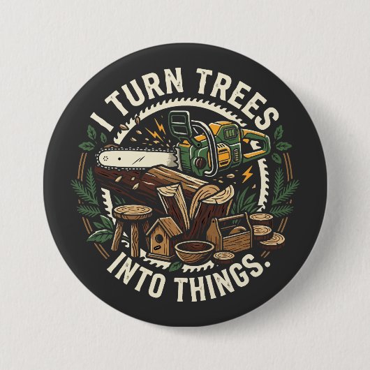 Professioneller Baum-zu-Ding-Umwandler Button (Vorderseite)