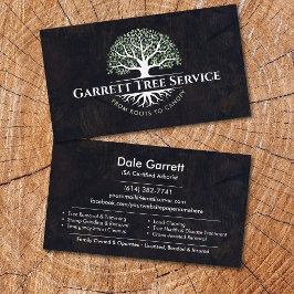 Professioneller Baumpflege-Service Visitenkarte