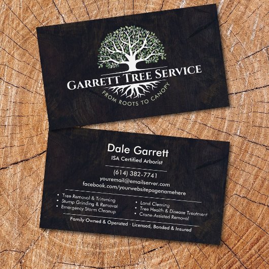 Professioneller Baumpflege-Service  Visitenkarte