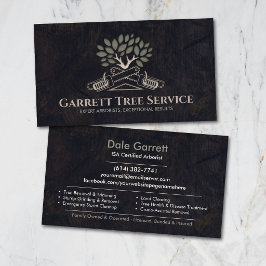 Professioneller Baumpflege-Service Visitenkarte