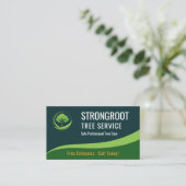 Professioneller Baumschnitt-Service Arborist Visitenkarte (Stehend Vorderseite)