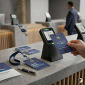 Professioneller benutzerdefinierter QR-Code mit Fi Ausweis