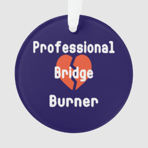 Professioneller Brückenbauer-Brandleger Lustiger F Ornament