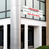 Professioneller Catering-Service Banner (Äußeres Gebäude)