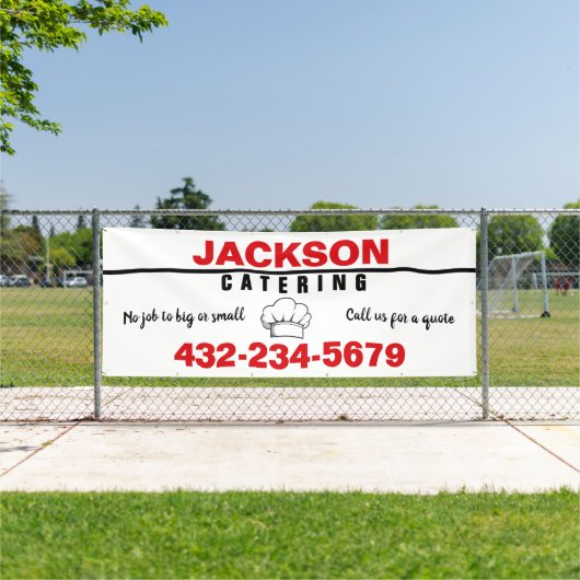 Professioneller Catering-Service Banner (InSitu)