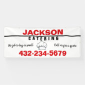 Professioneller Catering-Service Banner (Horizontal)