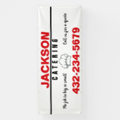 Professioneller Catering-Service Banner (Vertikal)