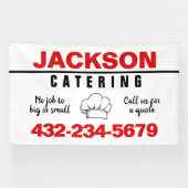Professioneller Catering-Service Banner (Horizontal)