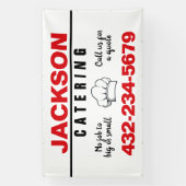 Professioneller Catering-Service Banner (Vertikal)