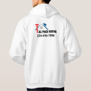 Professioneller Dachdecker-Service Hoodie