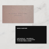 PROFESSIONELLER EINFACHER Stein MODERNES Visitenkarte (Vorne/Hinten)