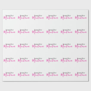 Professioneller eleganter moderner minimalistische geschenkpapier