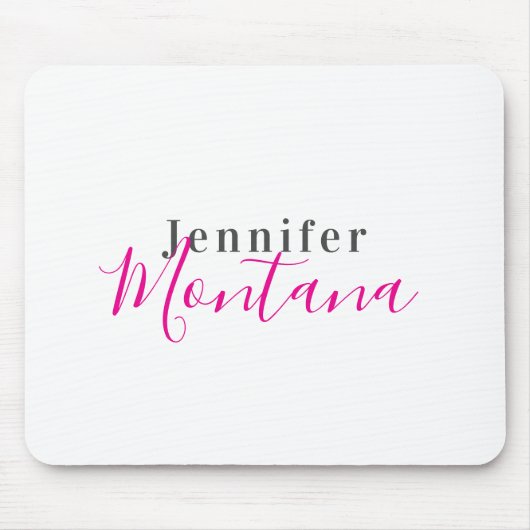 Professioneller eleganter moderner minimalistische mousepad (Vorne)