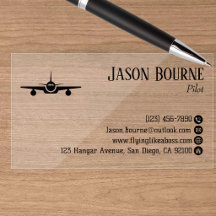 Professioneller Flugmitarbeiter Pilot Minimalist