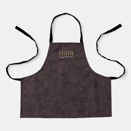 Professioneller Friseur mit anpassbarem Design Schürze (Vorderseite)