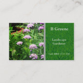 Professioneller Gartenservice Visitenkarte (Vorderseite)