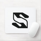 Professioneller Geschäftshandschlag-Buchstabe S Mousepad (Mit Mouse)