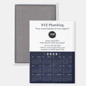 Professioneller Geschäftskalender Magnet (Vorderseite/Rückseite)