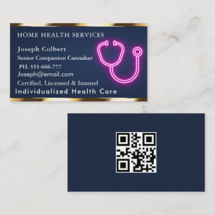 Professioneller Gesundheitsbetreuer Medizinischer  Visitenkarte