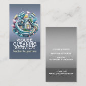 Professioneller Hausreinigungsservice Hauswirtscha Visitenkarte (Vorne/Hinten)