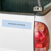 Professioneller hellblauer moderner minimalistisch autoaufkleber (Auf Lkw)