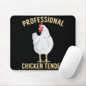 Professioneller Hühnerzüchter Lustiger Geflügelfar Mousepad (Mit Mouse)