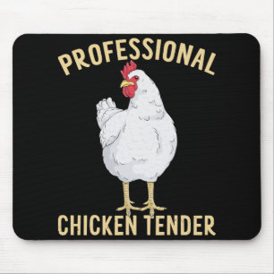 Professioneller Hühnerzüchter Lustiger Geflügelfar Mousepad