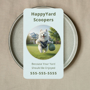 Professioneller Hundekot-Schaufel-Service für die  Visitenkarte