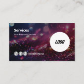 Professioneller Ihr Logo Hier Scannbarer QR-Code Visitenkarte (Rückseite)