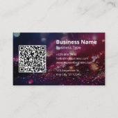 Professioneller Ihr Logo Hier Scannbarer QR-Code Visitenkarte (Vorderseite)