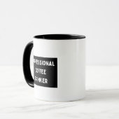 Professioneller Kaffeetrinker Tasse (Vorderseite Links)
