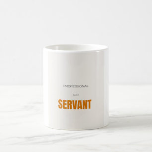 Professioneller Katzendiener Lustiger Katzenliebha Kaffeetasse
