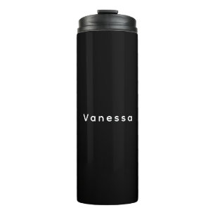 Professioneller klassischer einfacher Name custom Thermosbecher
