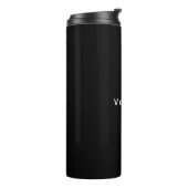 Professioneller klassischer einfacher Name custom Thermosbecher (Nach links gedreht)