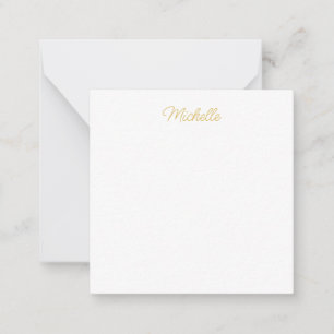 Professioneller Klassischer Minimalistischer Einfa Mitteilungskarte