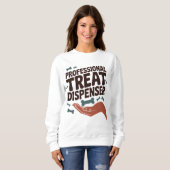 Professioneller Leckerli-Spender - Hunde-Eltern-Sp Sweatshirt (Vorne ganz)
