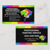 Professioneller Malerservice Visitenkarte (Vorne/Hinten)