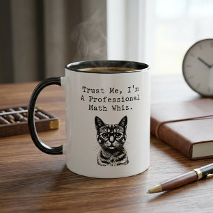 Professioneller Mathe-Ass Lustiges Erzieher-Design Tasse