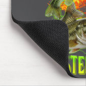 Professioneller Meister-Köder-Fischer Lustiges Ang Mousepad (Ecke)