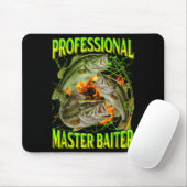 Professioneller Meister-Köder lustiger Angelmeme Mousepad (Mit Mouse)