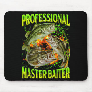 Professioneller Meister-Köder lustiger Angelmeme Mousepad