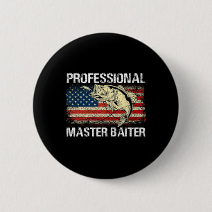 Professioneller Meister-Köder Retro-Amerikanische  Button