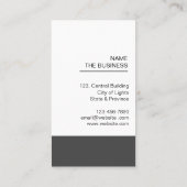 Professioneller minimaler QR-Code scannbarer Promo Visitenkarte (Rückseite)