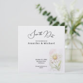 Professioneller Minimalist Modern Schlicht Einfach Save The Date (Stehend Vorderseite)