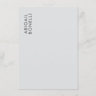 Professioneller minimalistischer moderner einfache begleitkarte