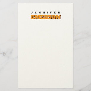 Professioneller minimalistischer moderner einfache briefpapier