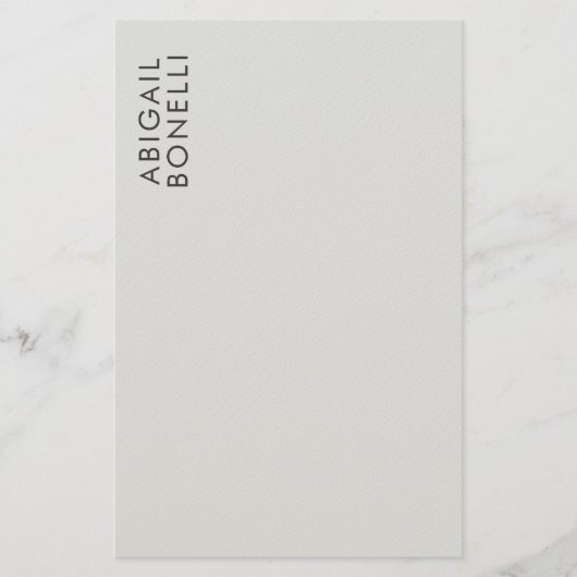 Professioneller minimalistischer moderner einfache briefpapier (Vorderseite)
