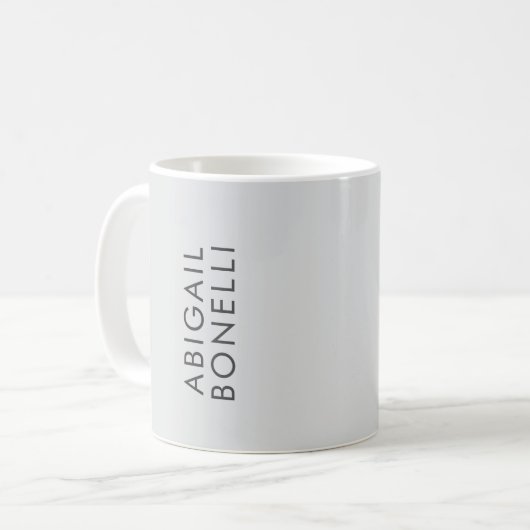Professioneller minimalistischer moderner einfache kaffeetasse (Vorderseite Links)